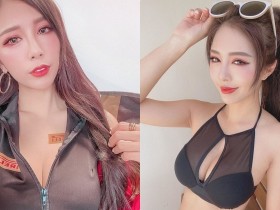【蜗牛电竞】賽車場上超電眼辣模「高萱kimmy」,穿上新比基尼讓人想撲倒啊!