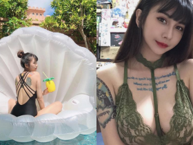 【蜗牛电竞】女友就是要找這種的!刺青美少女「羅賓漢」特殊收藏大公開,網:可以一起買「玩具」…