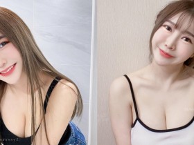 【蜗牛电竞】甜美笑容迷倒網友!正妹芳療師「艾薇兒」細肩背心大秀美胸、鎖骨線條