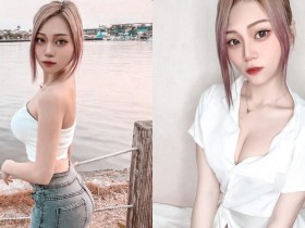 【蜗牛电竞】安平漁港超火辣正妹老闆娘「Remi」,「側面S曲線」有夠養眼!