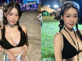 【蜗牛电竞】超甜美睫師「Chloe Lin」濕身派對大爆乳 5分鐘後渾身濕透…
