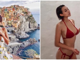 【蜗牛电竞】風景實在太豪華!短髮「爆乳正妹」胸前有料身材太火辣,根本沒人再看風景啦!