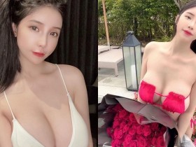 【蜗牛电竞】這比基尼太炸了!「性感巨乳妹」布包不住奶,大面積「雪白肌膚」露出畫面好狂!