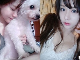 【蜗牛电竞】放開那隻狗!「白嫩大奶萌妹」奶壓幼犬,「側乳爆發」渾圓形狀讓人大流口水!