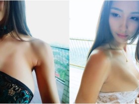 【蜗牛电竞】畫面被塞滿!陽台出現「性感睡衣奶妹」!肩帶滑落「飽滿胸型」好明顯啊!
