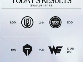 【蜗牛电竞】两场横扫!LPL积分榜:LGD、TES领跑 明日JDG对阵AL BLG对TT