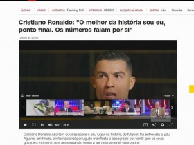 【蜗牛电竞】C罗专访言论引热议:“我是史上最佳,数字说明一切”