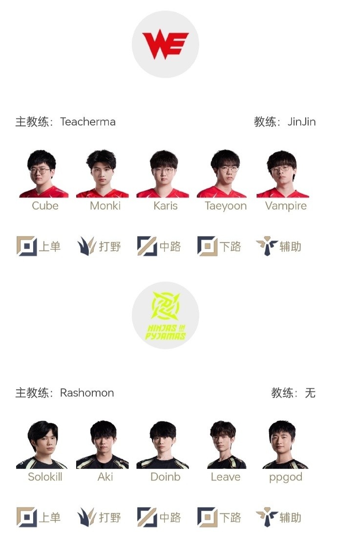 LPL明日首发：NIP换将Solokill ON单挑武僧Jwei 哥哥妹妹再相会