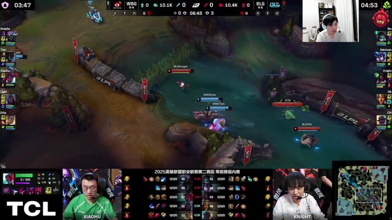 【蜗牛电竞】Letme看BLG胜WBG knight超神8-0阿卡丽:BLG真回来了!