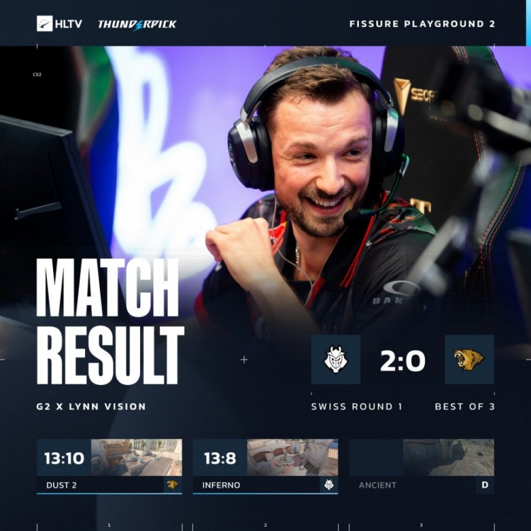 🎮重神泰山压顶！LVG赢4手枪局难胜一图 遭BLAST新科冠军G2横扫