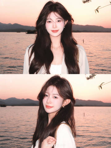 西施啊姐妹😍Meiko女友郑子怡晒照：西湖水