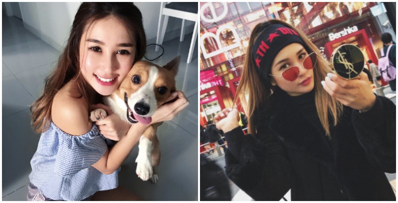 【蜗牛电竞】可以甜又可以辣！「長腿正妹」青春可愛深V又能開到底，辣到狗狗都快受不了！