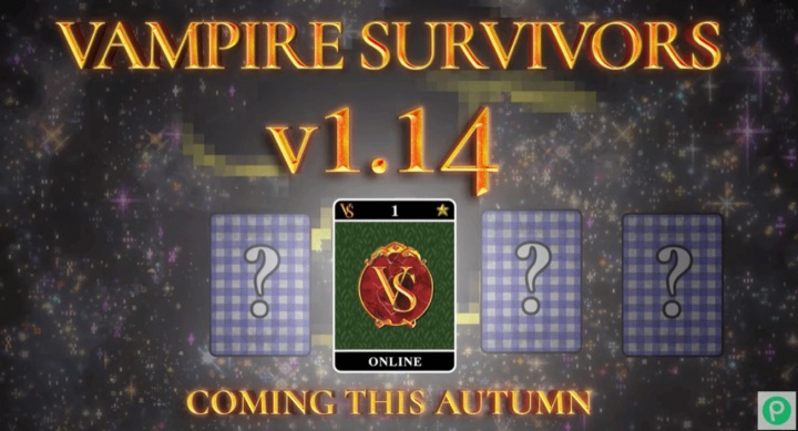 【蜗牛电竞】4人组队爽刷!《吸血鬼幸存者》在线合作模式秋季推出