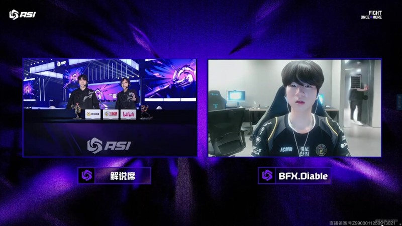 明年想吃一份大合同了！Diable中文问候：大家好～我是BFX 的ad