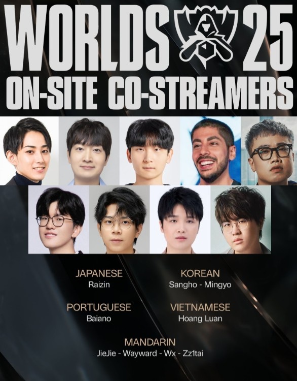 【蜗牛电竞】官方决赛二路解说名单:LPL为jiejie、wayward、微笑、姿态