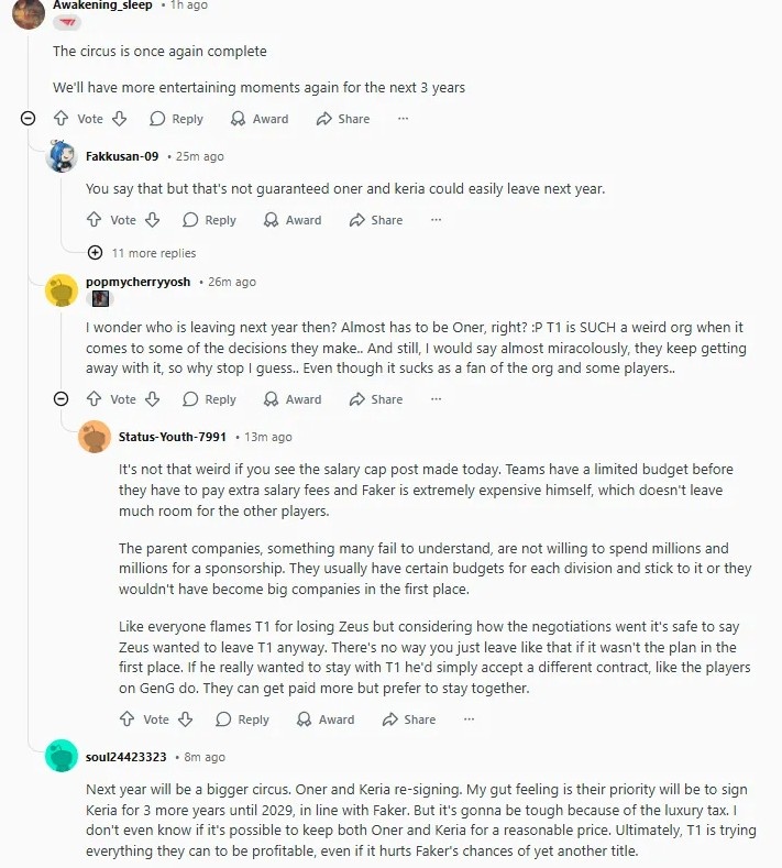 外网热议Peyz加入T1：被LPL吓坏了；第七八九冠献给他