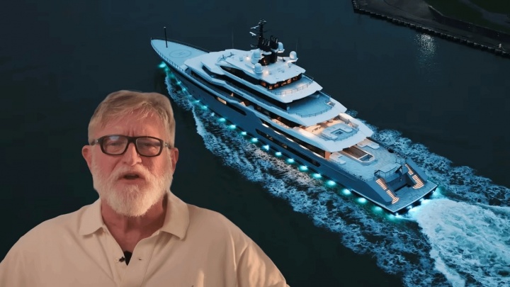 【蜗牛电竞】G胖造价5亿美元超级游艇正式官宣交付:全场111米,内建15台电竞PC