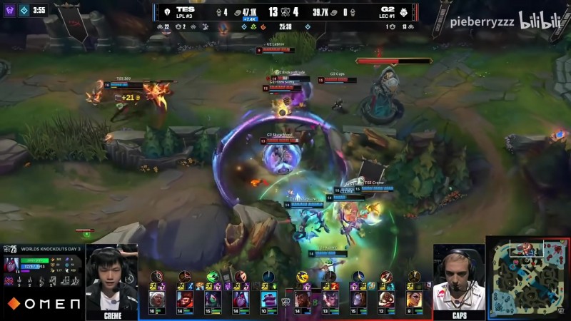 英文流导播也干了！直播G2vsTES时切错屏了，疑似有KT夺冠剧本！