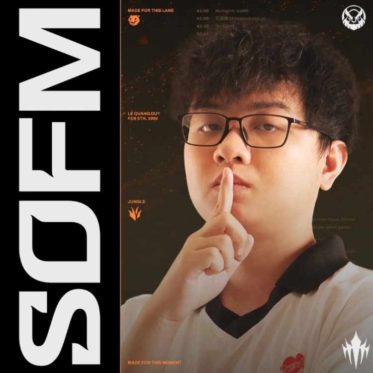 LCP官方宣布：SofM将在MVKE战队担任打野位 欢迎回到峡谷，传奇