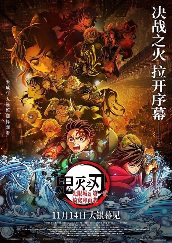【蜗牛电竞】《鬼灭之刃:猗窝座再袭》内地下映 28天收获票房6.77亿元