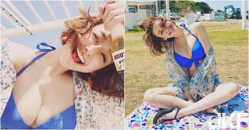 【蜗牛电竞】要戀愛了！「甜美短髮正妹」度假比基尼曬長輩！「渾圓雪乳」風景太好看！