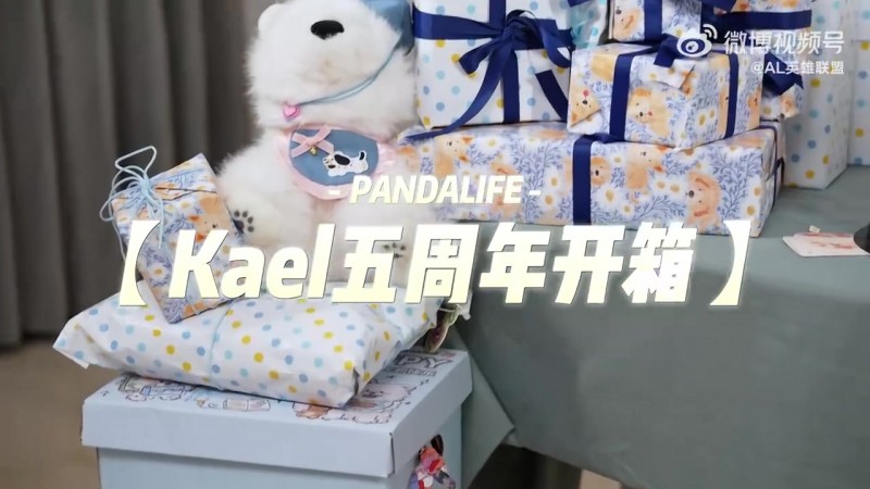 【蜗牛电竞】AL分享Kael出道五周年礼物开箱VLOG：谢谢大家精心准备的礼物