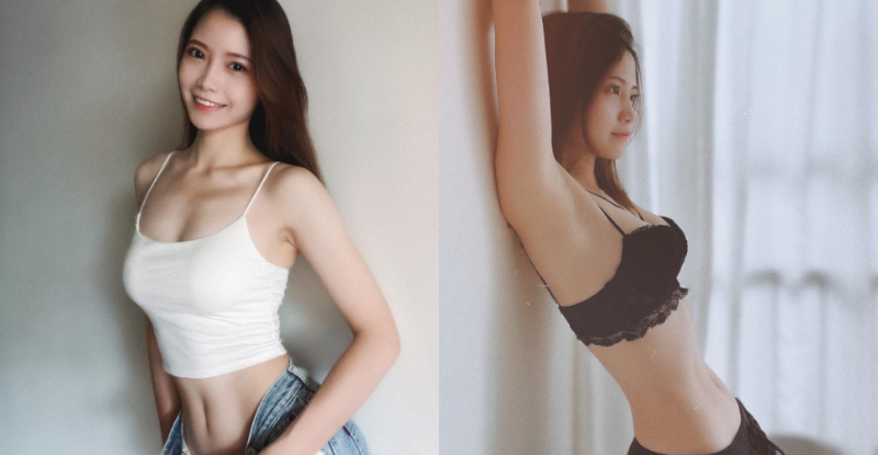 【蜗牛电竞】「清甜女孩」褲頭解開放曬性感辣肌，「緊緻水蛇腰」火燙誘惑