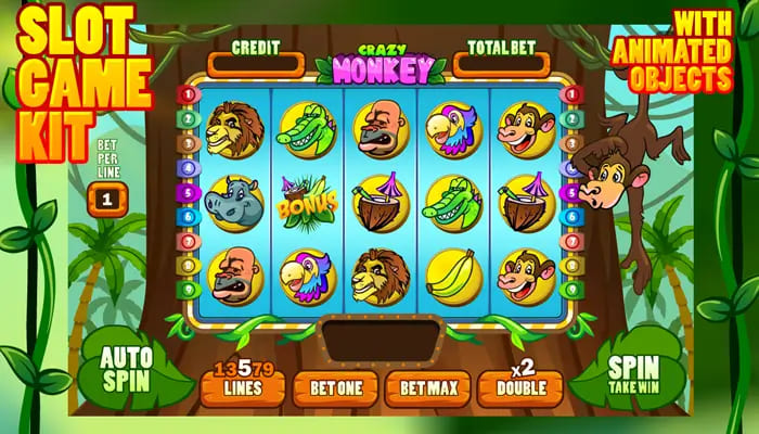 【蜗牛电竞】大发娱乐全新上线《猴子疯狂》：丛林狂潮，大奖接踵而至