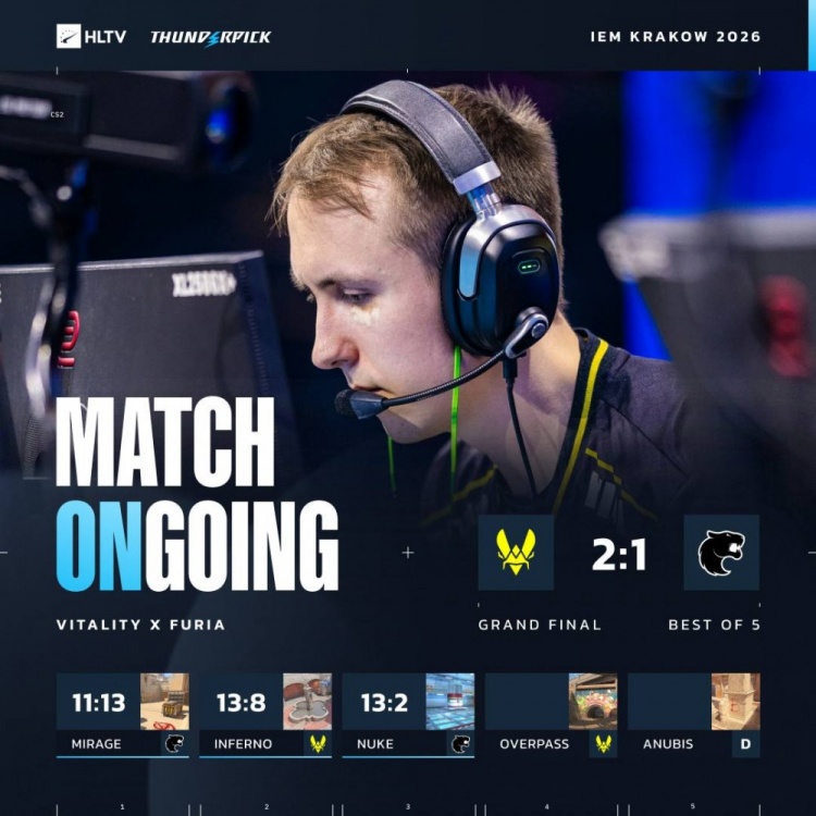 【蜗牛电竞】🎮再而衰三而竭！molodoy哑火 Zywoo&mezii乱杀 小蜜蜂先拿赛点