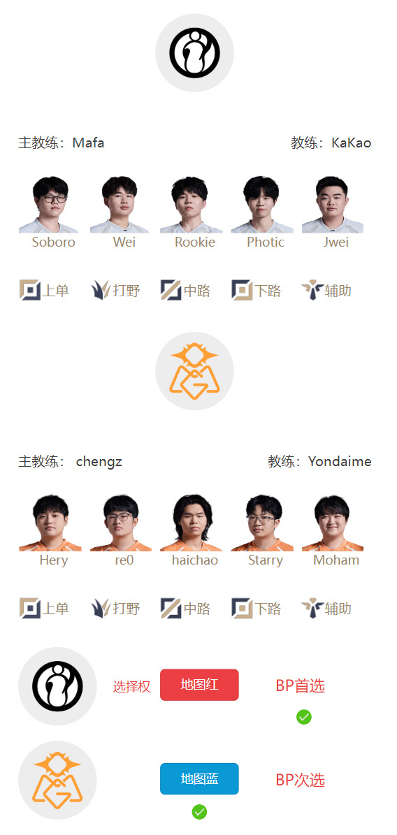 【蜗牛电竞】LPL骑士之路明日首发名单：Rookie大战Haichao，赛后还有选队仪式