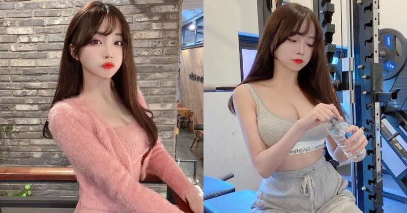 【蜗牛电竞】健身房遇「甜美大學生」豐滿視角好犯規！超可愛外型讓人瞬間戀愛