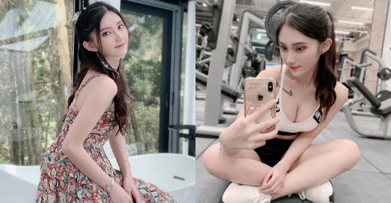 【蜗牛电竞】荷蘭混血正妹「許伊兒Queenta」健身倒奶超犯規，顏值嫩體都逆天得讓人戀愛！