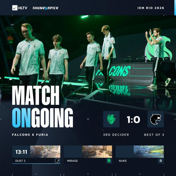 【蜗牛电竞】🎮黑闪他闪不动啊！m0NESY大狙强势Carry砍25杀 Falcons赢图一