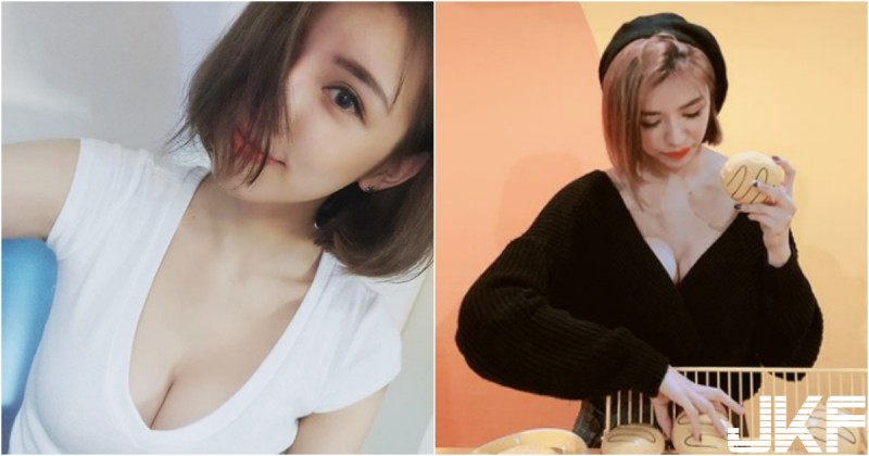 【蜗牛电竞】圓圓的麵包！「爆乳正妹老闆娘」好像很兇！「渾圓白皙」讓人光看就食指大動啊！
