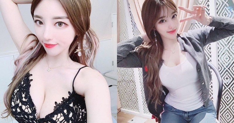【蜗牛电竞】甜美氣質歐膩「jeehyeounn」胸前好大包，每次直播粉絲都瘋狂刷禮物啊！