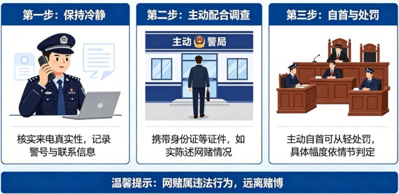 【蜗牛电竞】网赌被警察打电话要求配合调查怎么办？自首能否从轻处罚全面解析