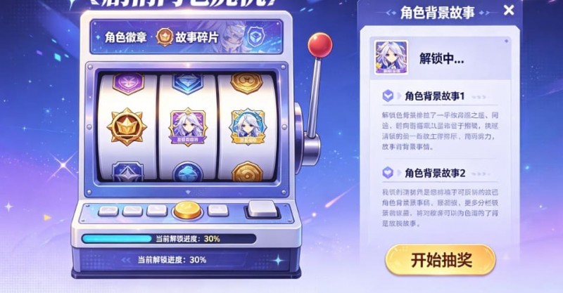 【蜗牛电竞】PG尝试“剧情向”老虎机，玩家通过中奖解锁角色背景故事。