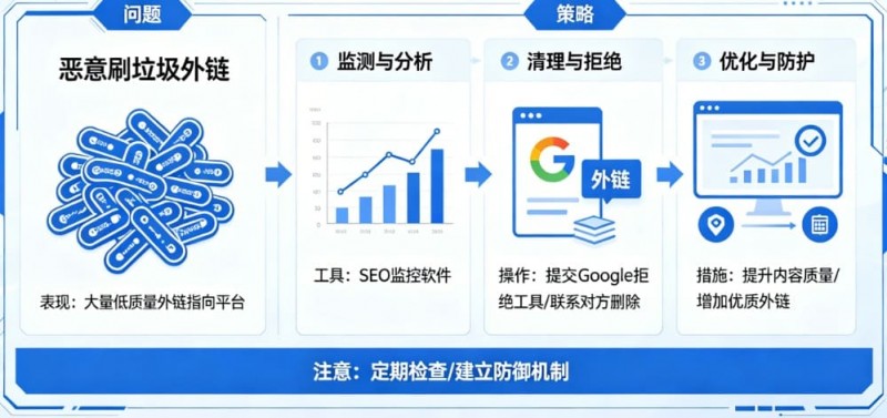【蜗牛电竞】博彩平台的“负面SEO”防御:竞争对手恶意刷垃圾外链怎么办?