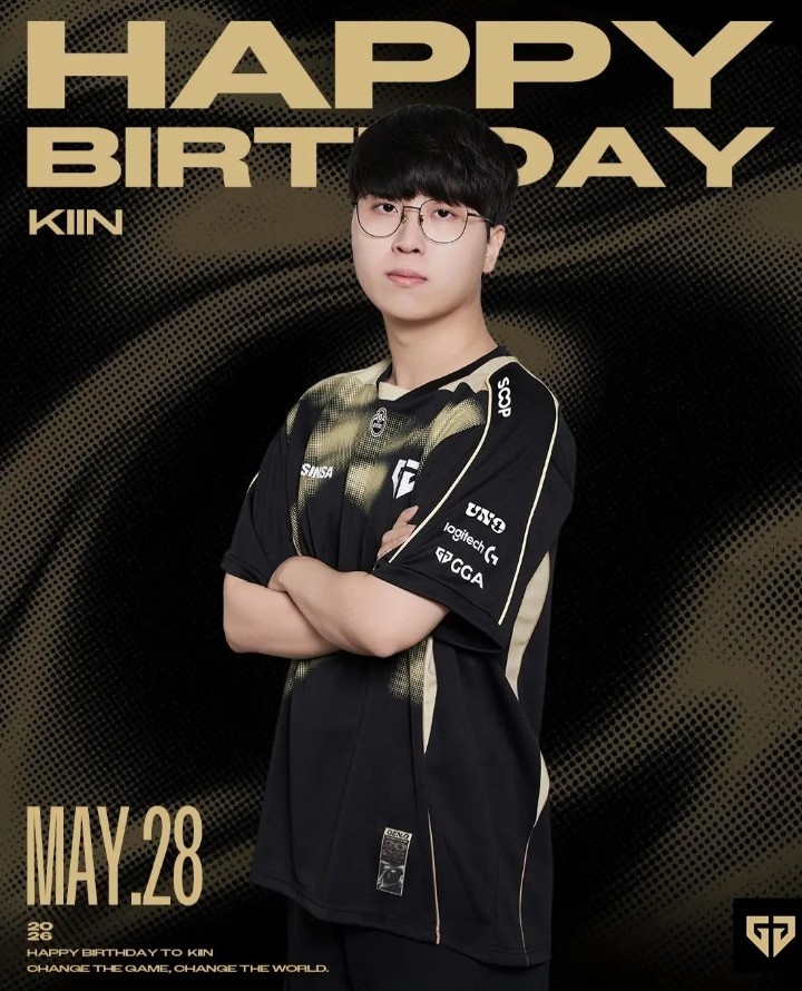 【蜗牛电竞】GEN为Kiin送上生日祝福：🎉 Happy Kiin Day 🎉 ​​​