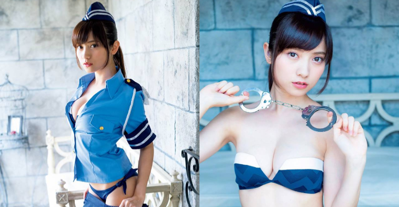 【蜗牛电竞】求逮捕！現役「爆乳俏護士」改當火辣女警　奶太大胸前扣子無法扣起！