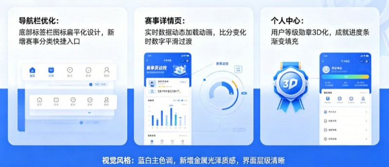【蜗牛电竞】盘点开云体育那些令人惊艳的UI更新细节