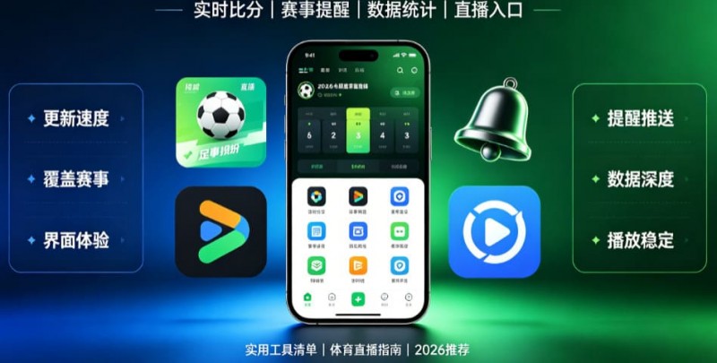 【蜗牛电竞】盘点2026年最好用的5个足球比分直播APP