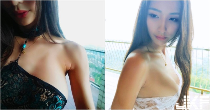 【蜗牛电竞】畫面被塞滿！陽台出現「性感睡衣奶妹」！肩帶滑落「飽滿胸型」好明顯啊！
