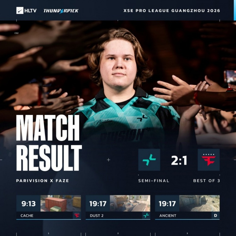 【蜗牛电竞】🎮无缝衔接世界杯?PV三图四加时让一追二战胜FaZe 晋级XPL决赛