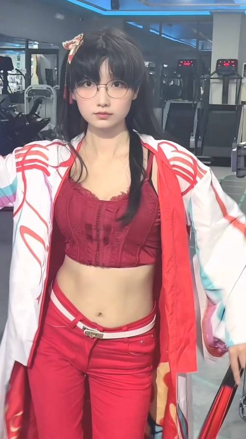 【蜗牛电竞】李哥确实难打!撞脸Faker的女博主莎赫儿COS不知火舞!大秀性感蛮腰
