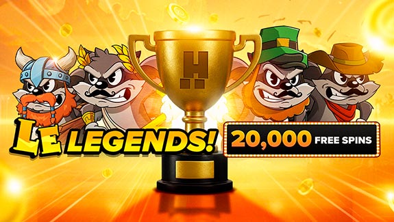 【蜗牛电竞】大发娱乐LE传奇锦标赛开启|Hacksaw Gaming资格赛,20,000次免费旋转奖励等你挑战