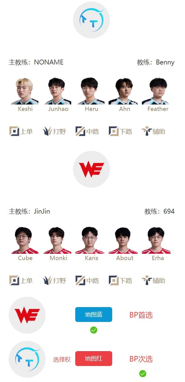 【蜗牛电竞】LPL组内赛8月2日首发名单:sheer直面TheShy GALA大战哥哥