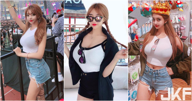【蜗牛电竞】超爆乳！路邊驚見「白皙大奶妹」誘惑乳量太逆天！超邪惡「美胸視角」畫面好害羞啊…