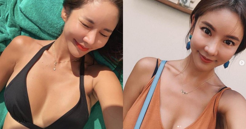 【蜗牛电竞】優質老闆娘「做日光浴曬美乳」，逆天辣腿讓粉絲都想關注她！