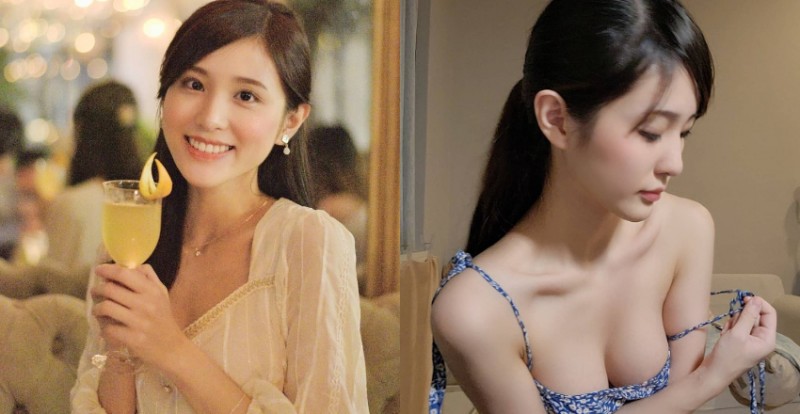 【蜗牛电竞】氣質小畫家「薛茜 AKANE」難得性感　肩帶滑落露出渾圓美乳